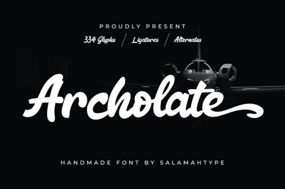 Archolate Script: Elegance in Every Stroke
