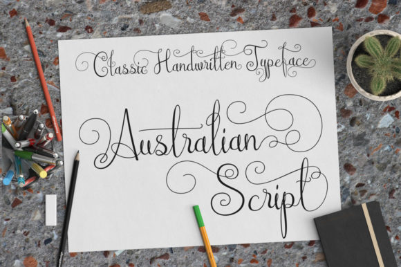 Australian Script: An Elegant Handwritten Font for Designers
