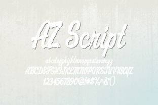 AZ Script: The Rough, Edgy Font for Authentic Designs