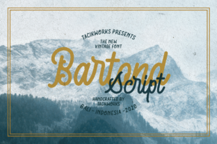 Bartond Script: A Modern Script for Every Creative Project
