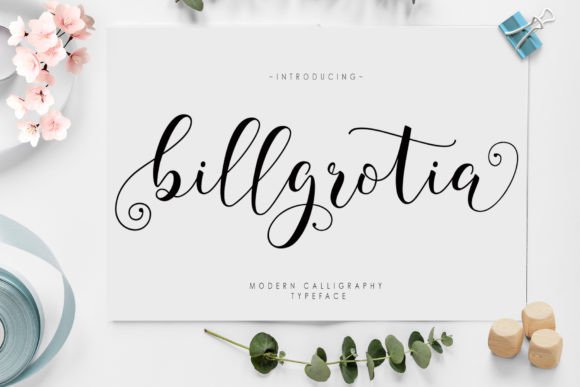 Billgrotia Script: A Designer's Guide to This Elegant Typeface