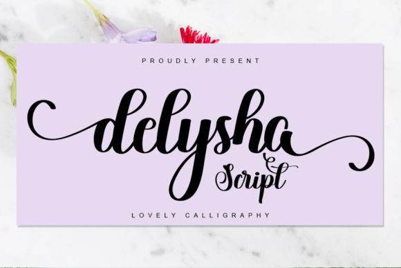 Delysha Script: A Bold Handwritten Font for Confident Designs