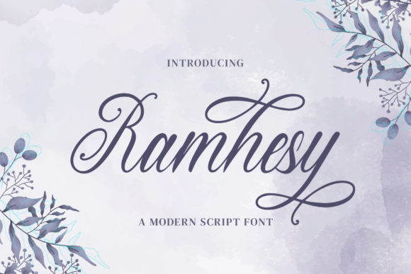 Elevate Your Brand with the Elegance of Ramhesy Script