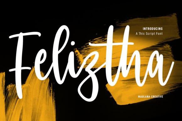 Feliztha Script: A Creative Font That Brings Ideas to Life