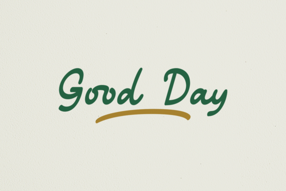 Good Day Script: A Creative Font for Modern Branding