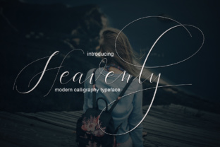Heavenly Script: A Modern Calligraphy Font for Elegant Design
