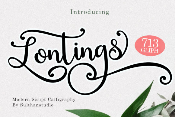 Lontings Script: A Handwritten Font for Elegant Branding