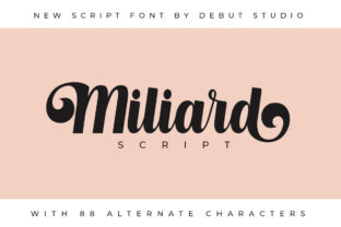 Milliard Script: Crafting Brands with Flowing Elegance