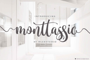 Monttassic Script: A Modern Handlettering Font for Creative Projects