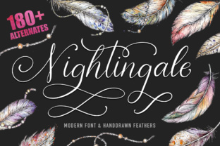 Nightingale Script: A Font for Enchanting and Elegant Designs