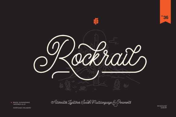 Rocktrail Script: A Vintage Font for Modern Brands