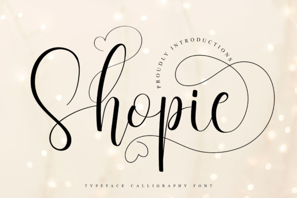 Shopie Script: A Dazzling Script Font for Wedding Invitations & Beyond