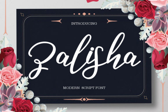 Zalisha Script: The Modern Script Font with Irregular Charm